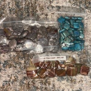 Assorted Polished GemStone Beads